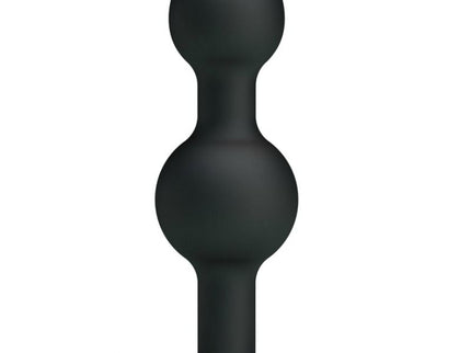 PRETTY LOVE - SPECIAL STIMULATION SILICONE ANAL BALLS 10.3 CM BLACK