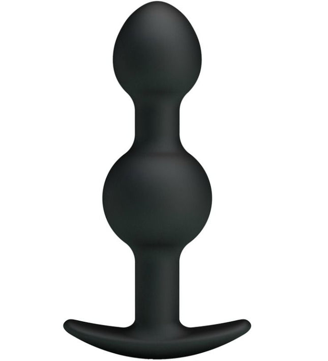 PRETTY LOVE - SPECIAL STIMULATION SILICONE ANAL BALLS 10.3 CM BLACK