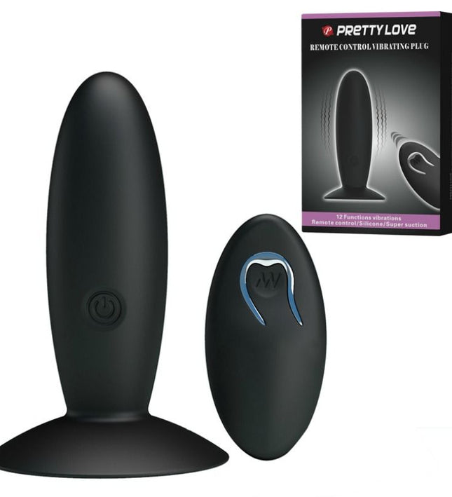 PRETTY LOVE - RECHARGEABLE ANAL PLUG WITH VIBRATION AND CONTROL