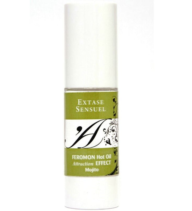 EXTASE SENSUAL - HEAT EFFECT MASSAGE OIL WITH MOJITO PHEROMONES 30 ML