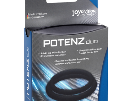 JOYDIVISION POTENZDUO - BLACK RINGS - M