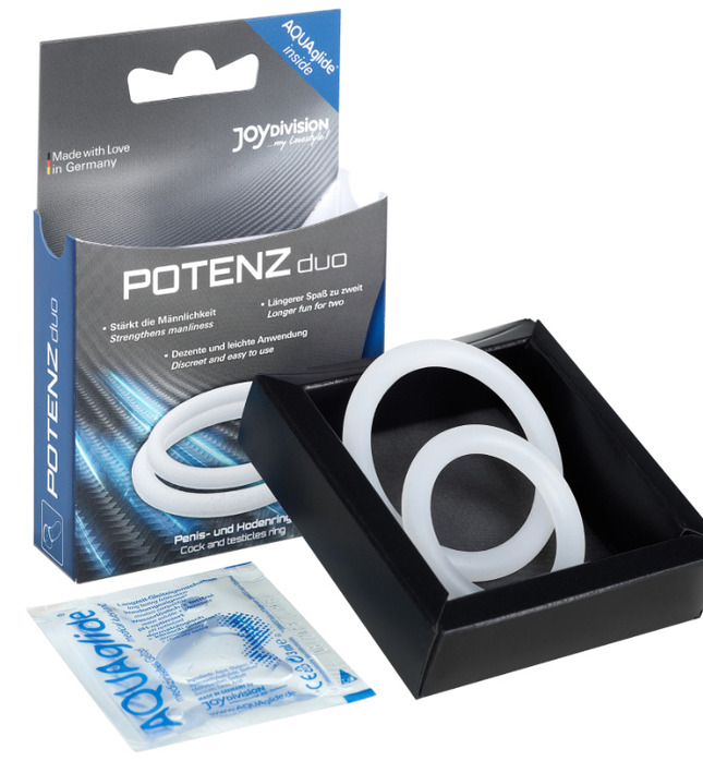JOYDIVISION POTENZDUO - WHITE RINGS - M