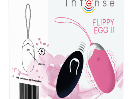 INTENSE - FLIPPY II VIBRATING EGG WITH REMOTE CONTROL PINK