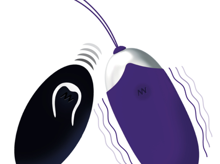 INTENSE - FLIPPY II VIBRATING EGG WITH REMOTE CONTROL PURPLE