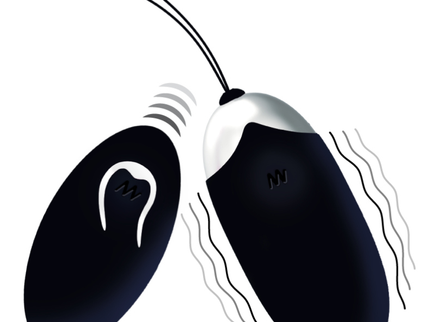 INTENSE - FLIPPY II VIBRATING EGG WITH REMOTE CONTROL BLACK