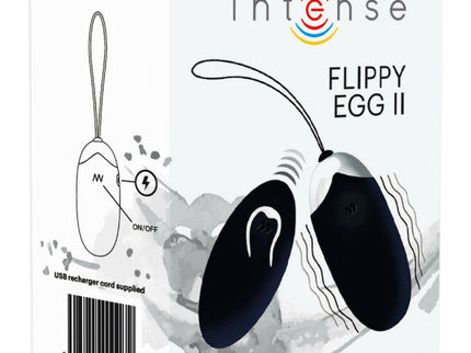 INTENSE - FLIPPY II VIBRATING EGG WITH REMOTE CONTROL BLACK