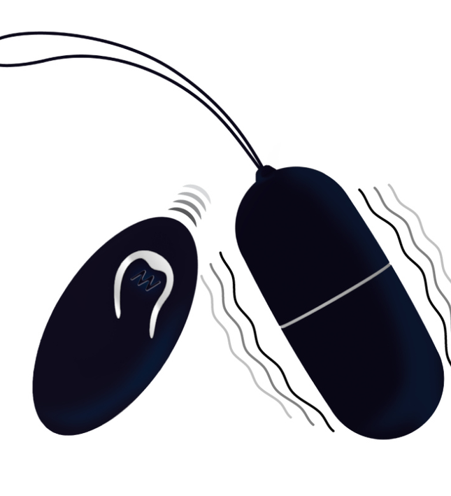 INTENSE - FLIPPY I VIBRATING EGG WITH REMOTE CONTROL BLACK