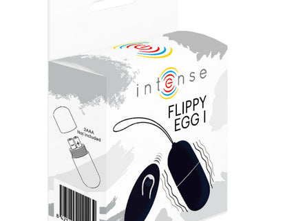 INTENSE - FLIPPY I VIBRATING EGG WITH REMOTE CONTROL BLACK