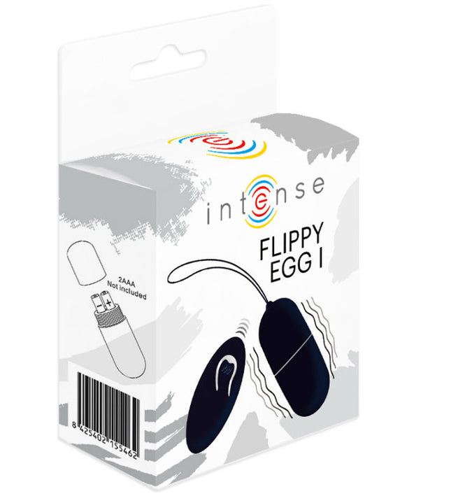 INTENSE - FLIPPY I VIBRATING EGG WITH REMOTE CONTROL BLACK