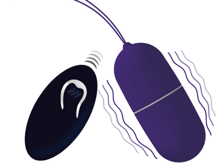 INTENSE - FLIPPY I VIBRATING EGG WITH REMOTE CONTROL PURPLE