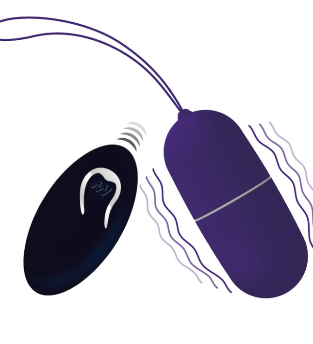 INTENSE - FLIPPY I VIBRATING EGG WITH REMOTE CONTROL PURPLE