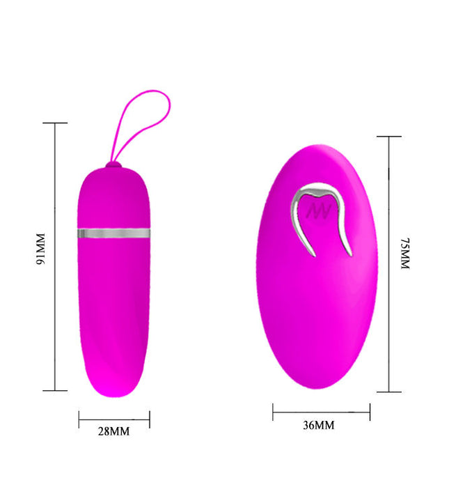 PRETTY LOVE - DEBBY VIBRATING EGG WITH CONTROL