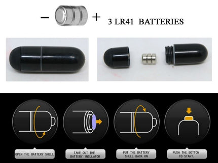 BAILE - BRAVE MAN PENIS COVER WITH RABBIT BLACK 16.5 CM