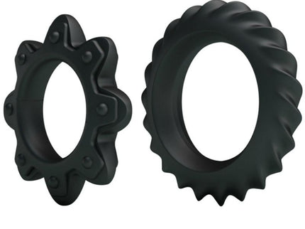 BAILE - KIT 2 RING FLOWERING SILICONE RINGS