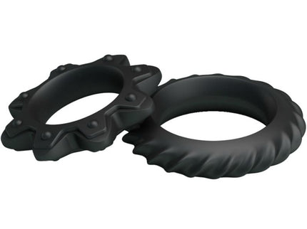 BAILE - KIT 2 RING FLOWERING SILICONE RINGS