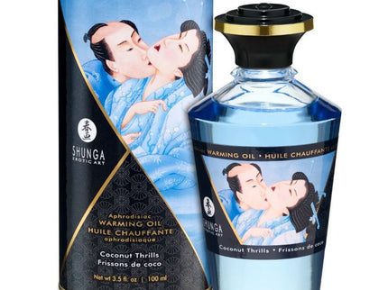 SHUNGA - COCONUT FLAVOR HEAT EFFECT MASSAGE OIL 100 ML