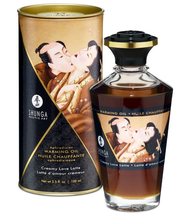 SHUNGA - COFFEE FLAVOR HEAT EFFECT MASSAGE OIL 100 ML