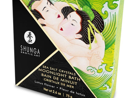SHUNGA - LOTUS FLAVORED BATH OR SALTS 75 GR