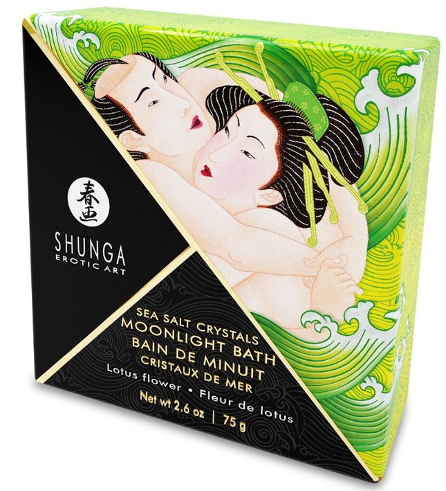 SHUNGA - LOTUS FLAVORED BATH OR SALTS 75 GR