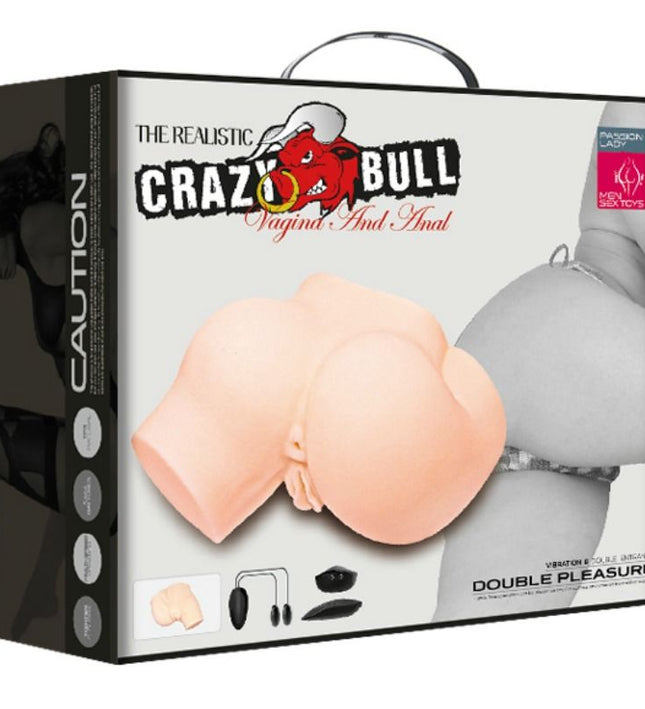 CRAZY BULL - BUTT WITH REALISTIC VAGINA AND ANUS AND VIBRATION