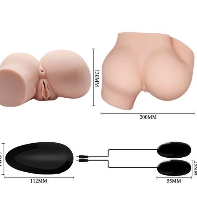 CRAZY BULL - BUTT WITH REALISTIC VAGINA AND ANUS AND VIBRATION