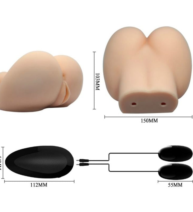 CRAZY BULL - REALISTIC VAGINA AND ANUS WITH VIBRATION POSITION 6