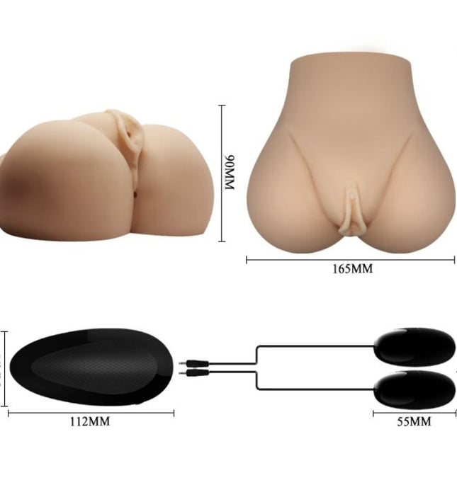 CRAZY BULL - REALISTIC VAGINA AND ANUS WITH VIBRATION POSITION 7