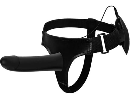 PRETTY LOVE - VITO STRAP ON WITH HOLLOW DILDO AND VIBRATION 17.3 CM