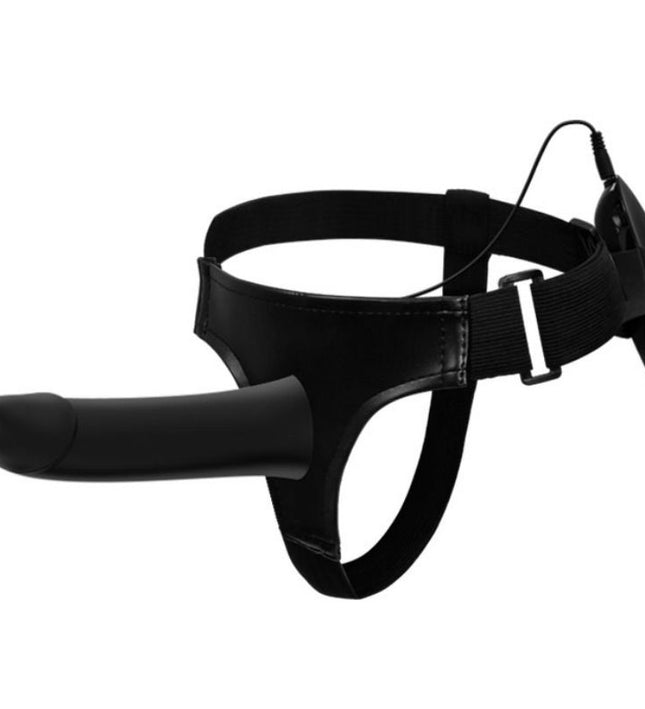 PRETTY LOVE - VITO STRAP ON WITH HOLLOW DILDO AND VIBRATION 17.3 CM