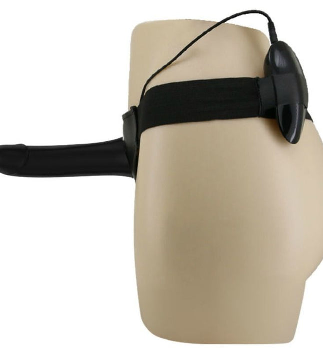 PRETTY LOVE - VITO STRAP ON WITH HOLLOW DILDO AND VIBRATION 17.3 CM