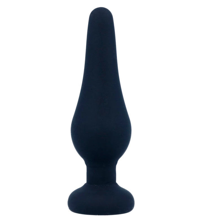 INTENSE - ANAL PLUG PIPO S BLACK SILICONE 9.8 CM