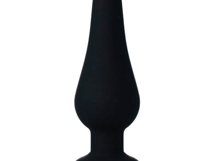 INTENSE - ANAL PLUG PIPO M BLACK SILICONE 11 CM