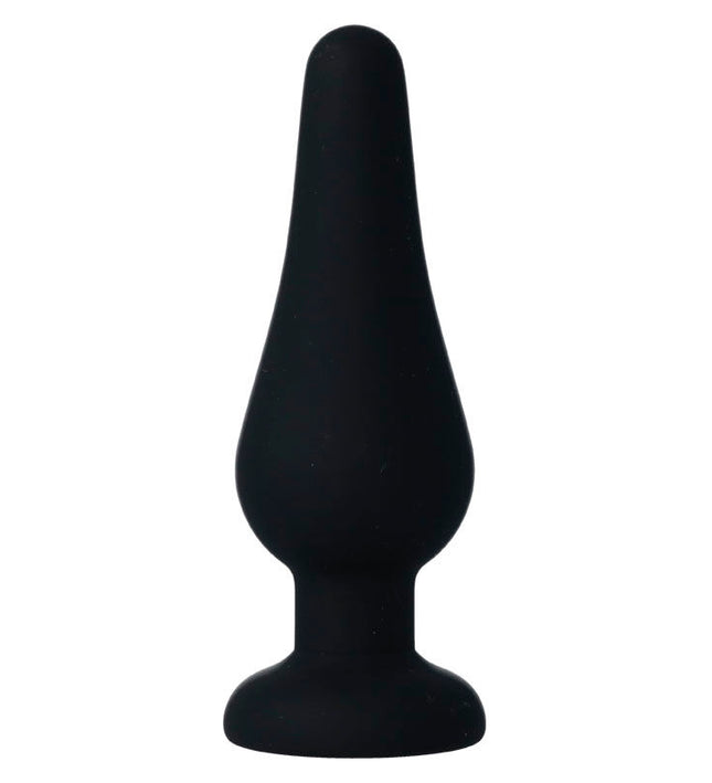 INTENSE - ANAL PLUG PIPO M BLACK SILICONE 11 CM