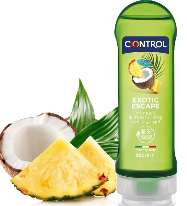 CONTROL - 2 EN 1 MASSAGE & PLEASURE EXOTIC 200 ML