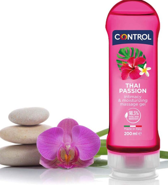 CONTROL - 2 EN 1 MASSAGE & PLEASURE THAI PASSION 200 ML