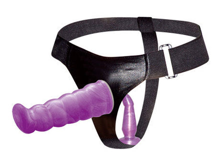BAILE - LILAC FEMALE ANAL AND VAGINAL HARNESS GPOINT 17 CM