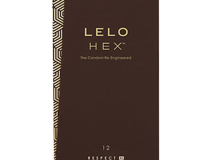 LELO - HEX CONDOMS RESPECT XL 12 PACK
