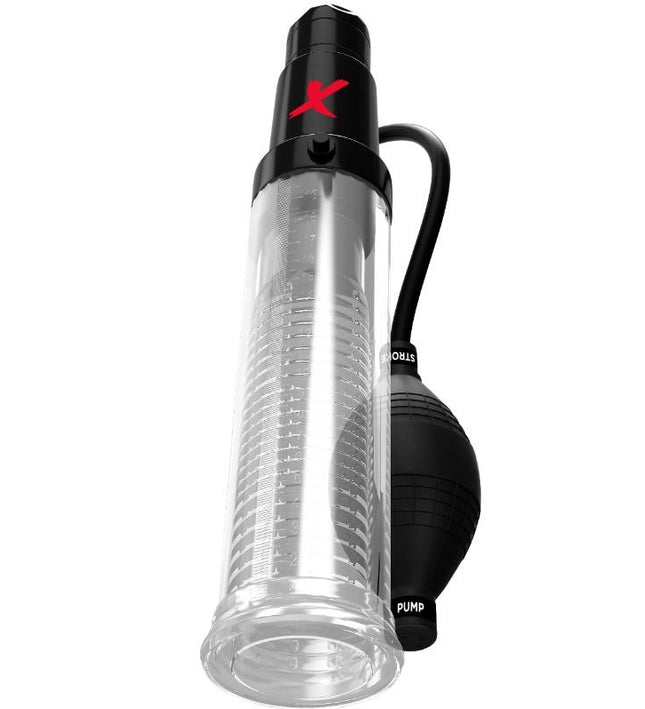 PDX ELITE - SUCK N PUMP STROKER VIBRATING MASTURBATOR SUCTION PUMP