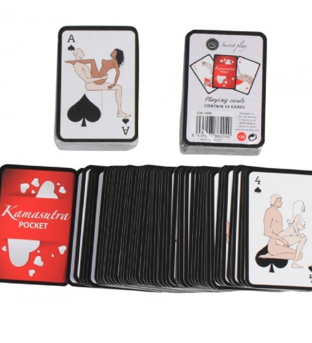 SECRETPLAY - POCKET KAMASUTRA PLAYING CARDS (ES/EN/PT/IT/FR/DE)