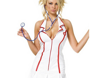 LEG AVENUE - COSTUMES - HEAD NURSE DRESS 3 PIECES SET SIZE S/M