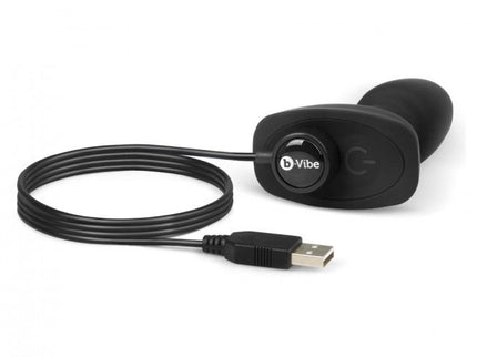 B-VIBE - RIMMING REMOTE CONTROL ANAL PLUG PETITE BLACK
