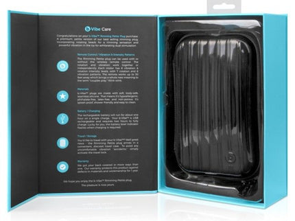 B-VIBE - RIMMING REMOTE CONTROL ANAL PLUG PETITE BLACK