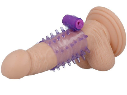 CASUAL LOVE - RING VIBRATING SLEEVE PURPLE