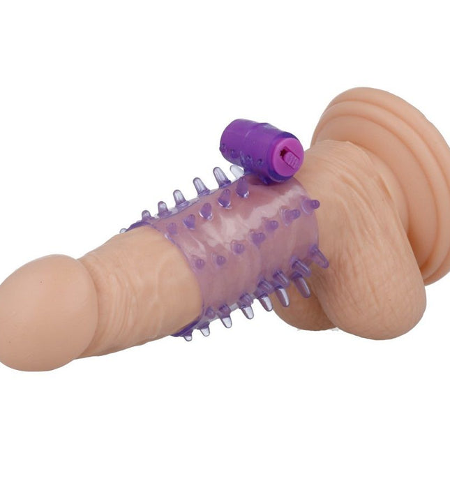 CASUAL LOVE - RING VIBRATING SLEEVE PURPLE