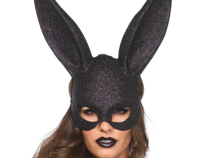 LEG AVENUE - GLITTER MASQUERADE RABBIT MASK