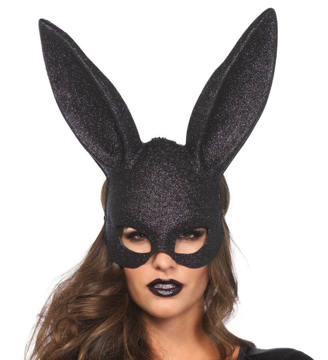 LEG AVENUE - GLITTER MASQUERADE RABBIT MASK