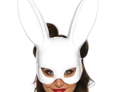 LEG AVENUE - MASQUERADE RABBIT MASK WHITE