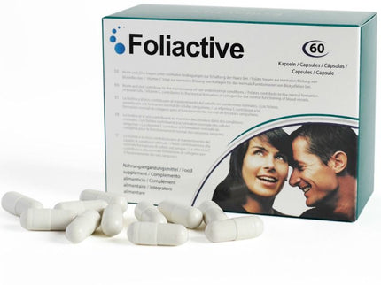 500 COSMETICS - FOLIACTIVE PILLS FOOD SUPPLEMENT HAIR LOSS