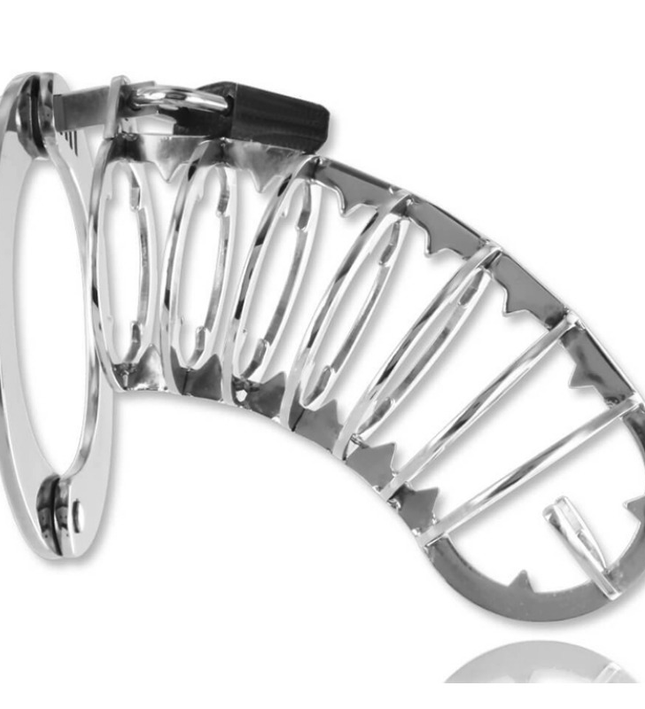 METAL HARD - PENIS CAGE WITH SECURITY LOCK 14 CM