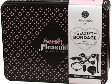 SECRETPLAY - BDSM SET 8 PCS BLACK